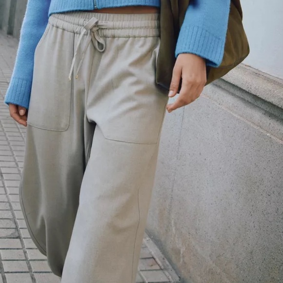 ZARA Drawstring Pants - Picture 3 of 15